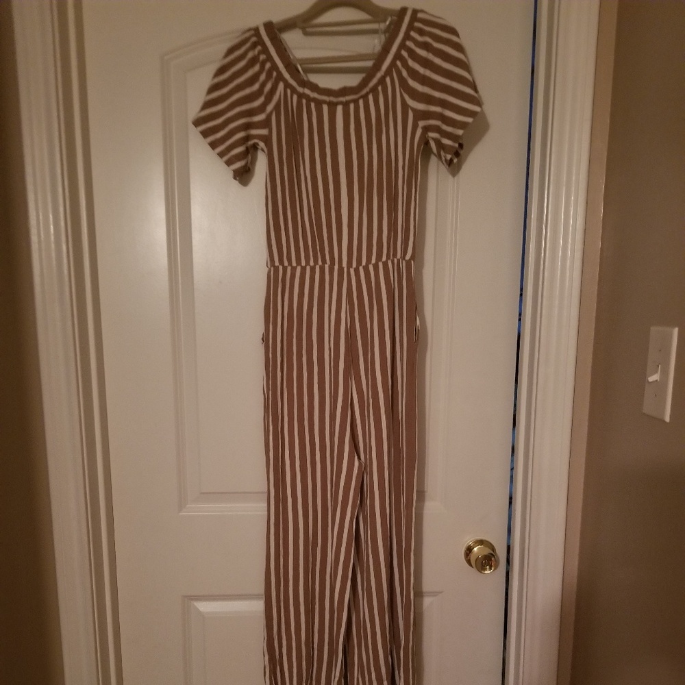 Off the shoulder jumpsuit